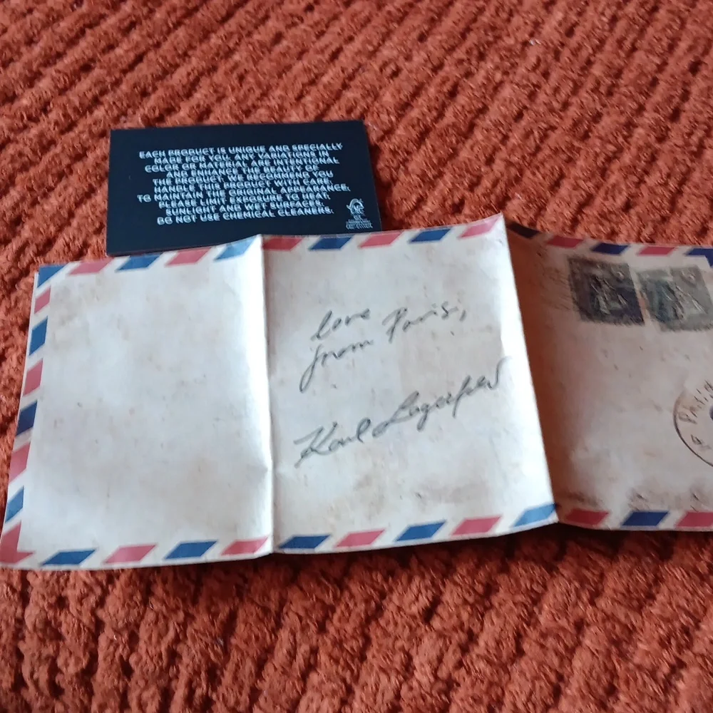 Karl Lagerfeld Paris Tweed Shoulder Bag in Mist Green - Picture 10 of 14